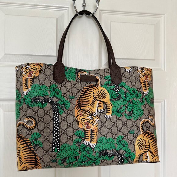 GUCCI BENGAL GG Supreme Tote (NWOT) - Picture 2 of 13